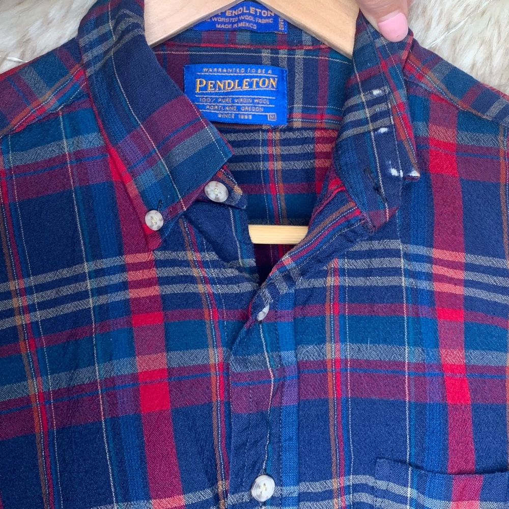 Pendleton Sir Pendleton Plaid Button Down Shirt - image 3